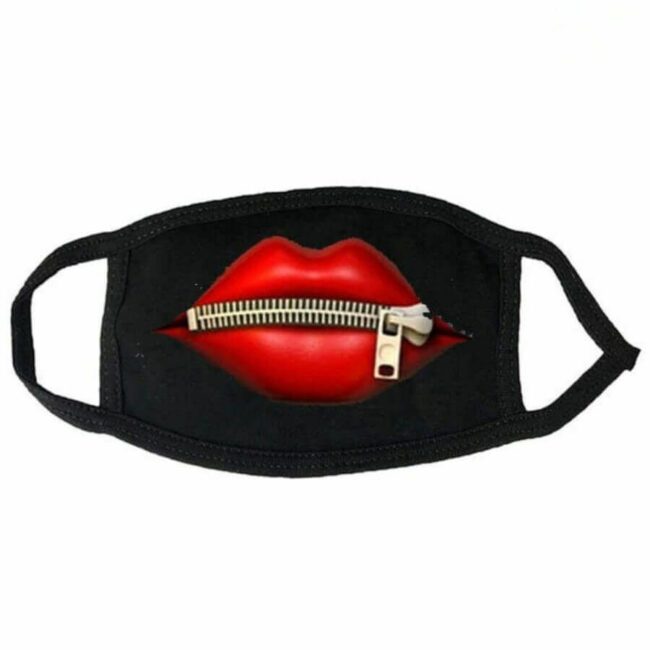 Fashion Casual Lips Printed Dust Face Mask