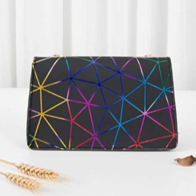 Fashion Casual Geometric Print Crossbody Bag