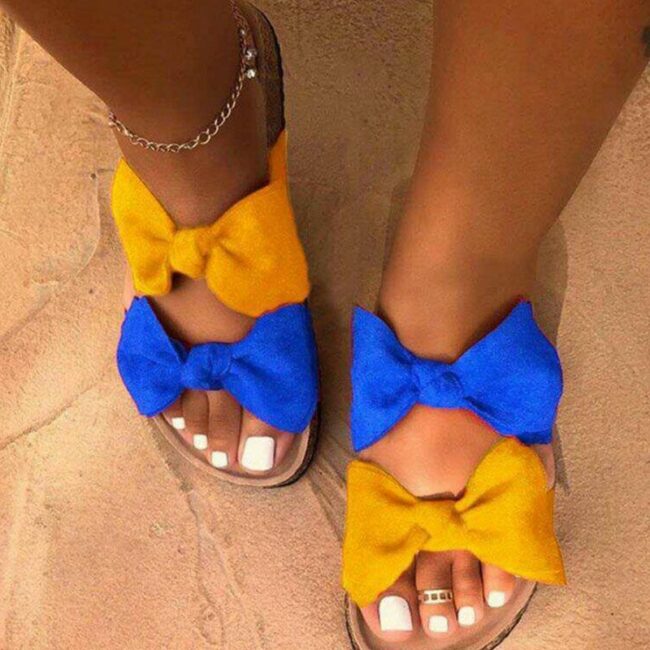 Casual With Bow Round Comfortable Shoes