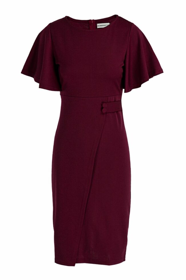 Casual Solid Split Joint O Neck Straight Dresses