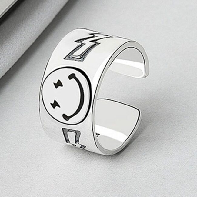 Fashion Smiley Ring Jewelry