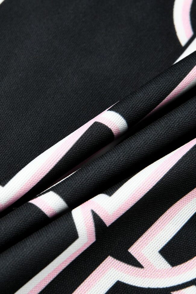 Fashion Casual Print Split Joint V Neck Long Sleeve Dresses