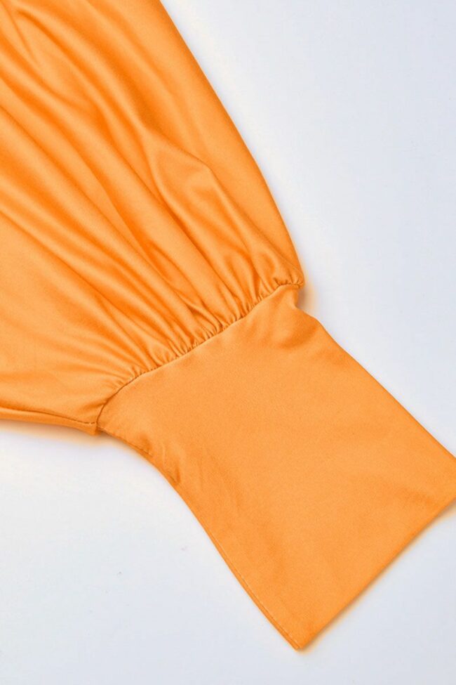 Casual Print Split Joint O Neck Lantern Skirt Plus Size Dresses