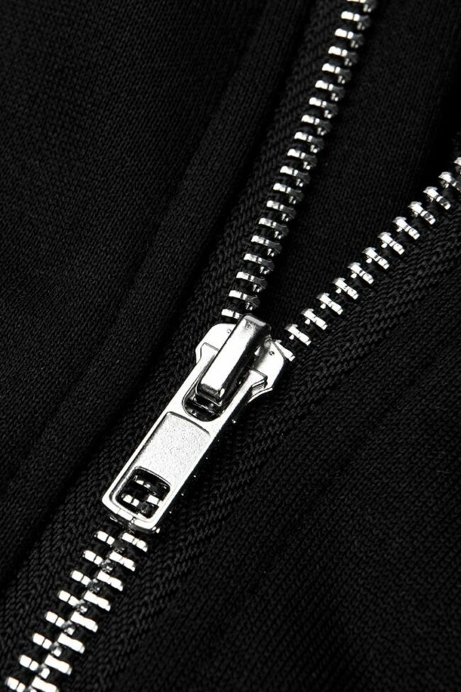 Fashion Casual Solid Split Joint Zipper Collar Regular Jumpsuits