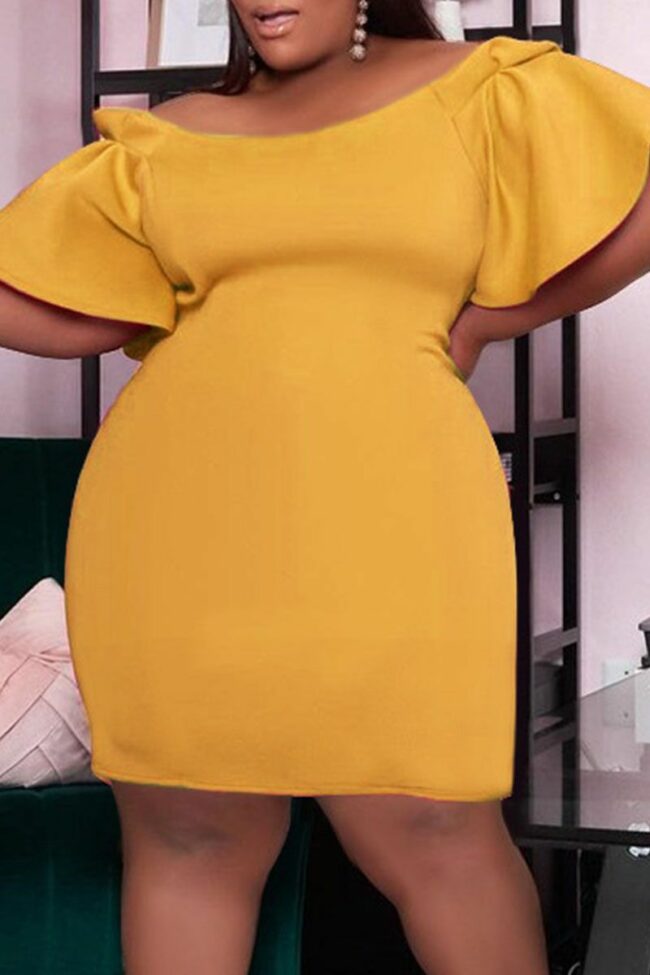 Sexy Solid Split Joint Off the Shoulder Straight Dresses