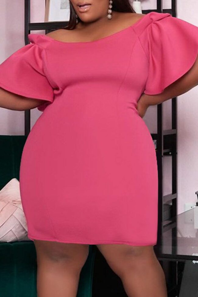 Sexy Solid Split Joint Off the Shoulder Straight Dresses