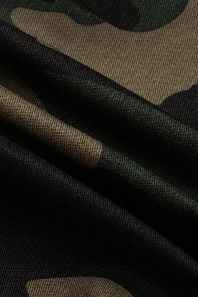 Fashion Casual Zipper Collar Long Sleeve Regular Sleeve Print Plus Size