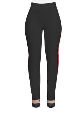 Casual Active Patchwork Flat Straight Midweight Pants