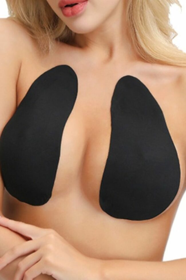 Sexy Solid Invisible Bra??Two pairs of placket??